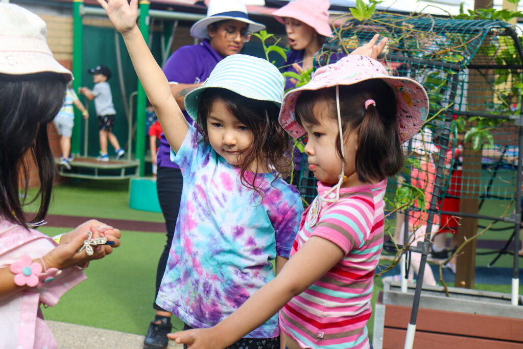 child building confidence through failure at Centenary Childcare